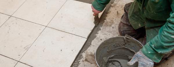 Pose de carrelage à Bousies